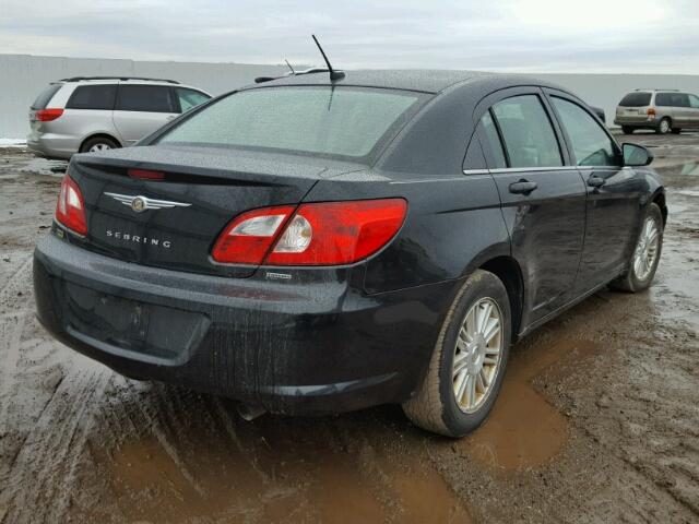 1C3LC56R98N297666 - 2008 CHRYSLER SEBRING TO BLACK photo 4