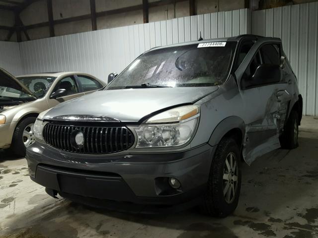 3G5DB03E24S517762 - 2004 BUICK RENDEZVOUS GRAY photo 2