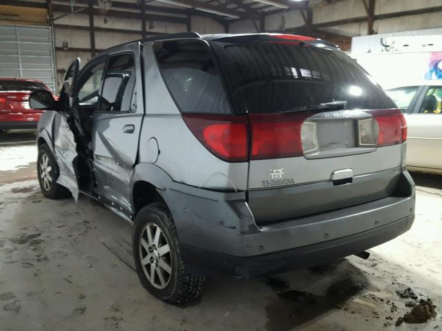 3G5DB03E24S517762 - 2004 BUICK RENDEZVOUS GRAY photo 3