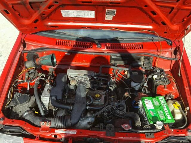 KNJPT06H4P6105566 - 1993 FORD FESTIVA GL RED photo 7