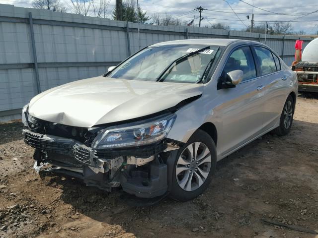 1HGCR2F32EA179029 - 2014 HONDA ACCORD LX TAN photo 2