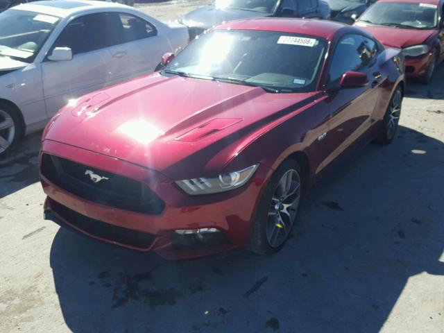 1FA6P8CFXF5381538 - 2015 FORD MUSTANG GT RED photo 2