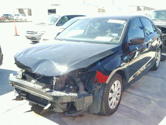 3VW2K7AJ8BM069048 - 2011 VOLKSWAGEN JETTA BASE 黑色 照片 2