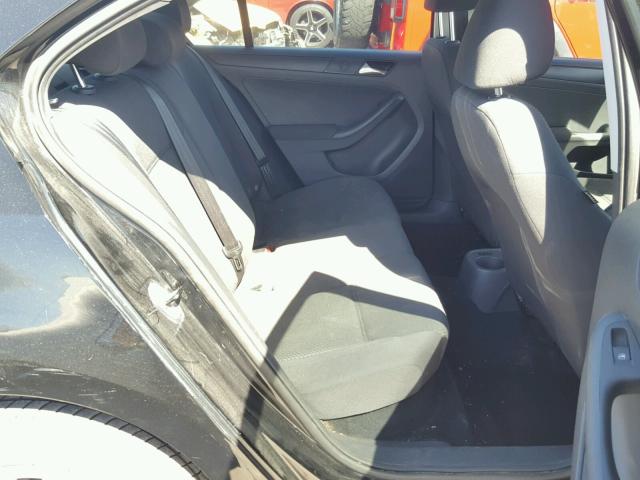 3VW2K7AJ8BM069048 - 2011 VOLKSWAGEN JETTA BASE 黑色 照片 6