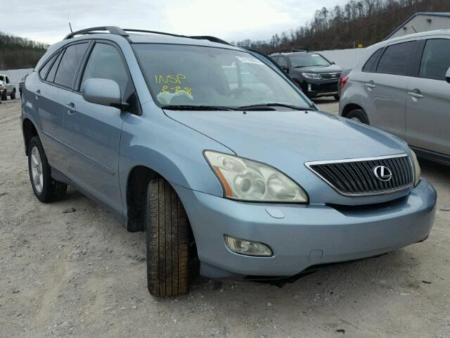 2T2HA31U45C077417 - 2005 LEXUS RX 330 BLUE photo 1