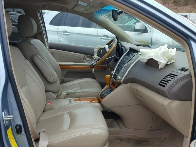 2T2HA31U45C077417 - 2005 LEXUS RX 330 BLUE photo 5