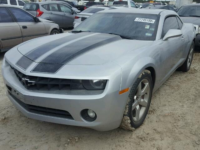 2G1FC1EV8A9178508 - 2010 CHEVROLET CAMARO LT SILVER photo 2