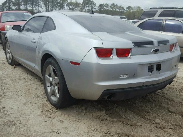 2G1FC1EV8A9178508 - 2010 CHEVROLET CAMARO LT SILVER photo 3