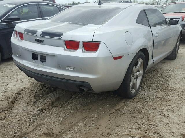 2G1FC1EV8A9178508 - 2010 CHEVROLET CAMARO LT SILVER photo 4