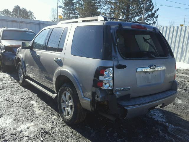 1FMEU73E08UA69670 - 2008 FORD EXPLORER X SILVER photo 3