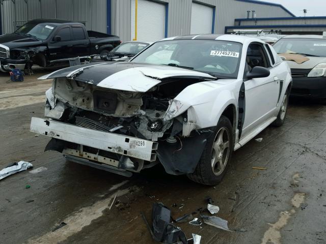 1FAFP40403F446625 - 2003 FORD MUSTANG WHITE photo 2