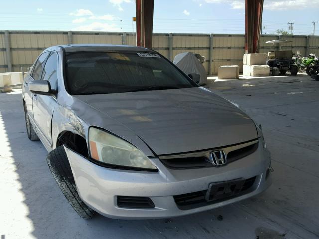 1HGCM56716A026498 - 2006 HONDA ACCORD EX GRAY photo 1