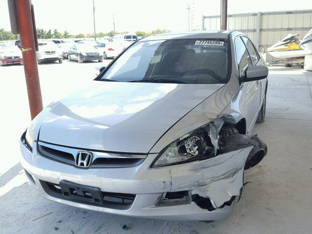 1HGCM56716A026498 - 2006 HONDA ACCORD EX GRAY photo 2