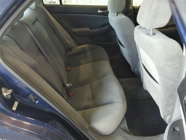 1HGCM56445A116149 - 2005 HONDA ACCORD LX BLUE photo 6