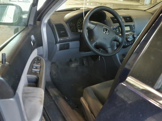 1HGCM56445A116149 - 2005 HONDA ACCORD LX BLUE photo 9