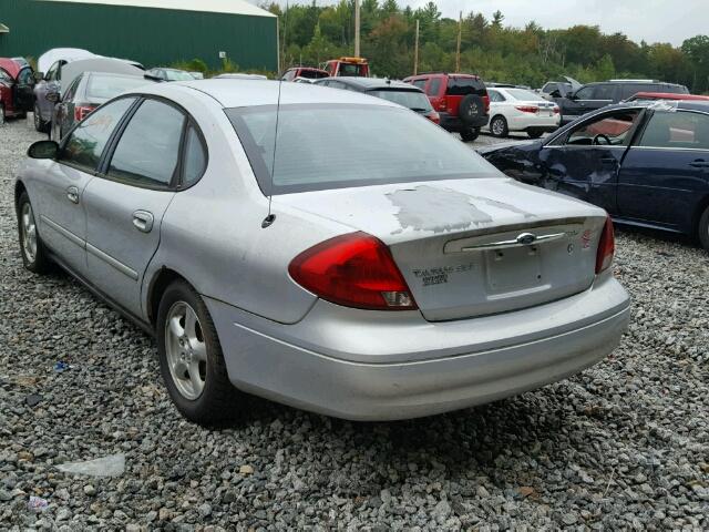 1FAHP55U22A216944 - 2002 FORD TAURUS SES GRAY photo 3