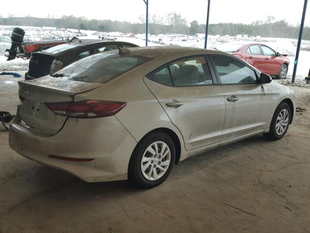 5NPD74LF5HH052971 - 2017 HYUNDAI ELANTRA SE GOLD photo 4