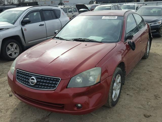 1N4AL11D25N467844 - 2005 NISSAN ALTIMA S MAROON photo 2