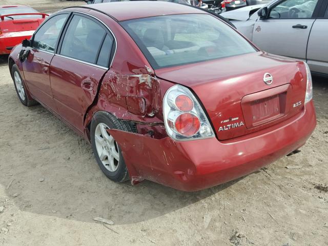 1N4AL11D25N467844 - 2005 NISSAN ALTIMA S MAROON photo 3