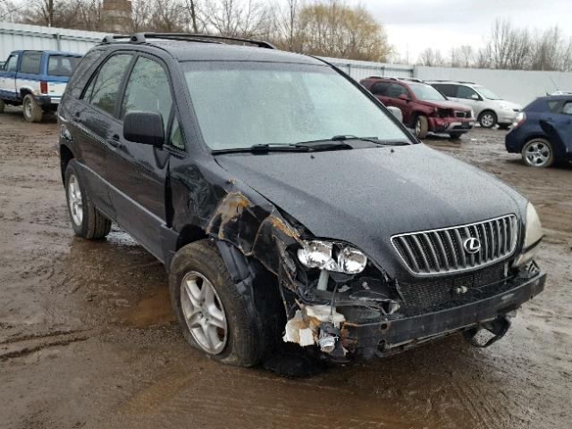 JT6HF10U5Y0114282 - 2000 LEXUS RX 300 BLACK photo 1