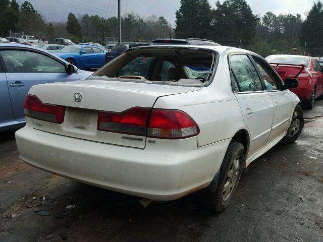 1HGCG56631A022055 - 2001 HONDA ACCORD EX WHITE photo 4