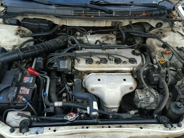 1HGCG56631A022055 - 2001 HONDA ACCORD EX WHITE photo 7