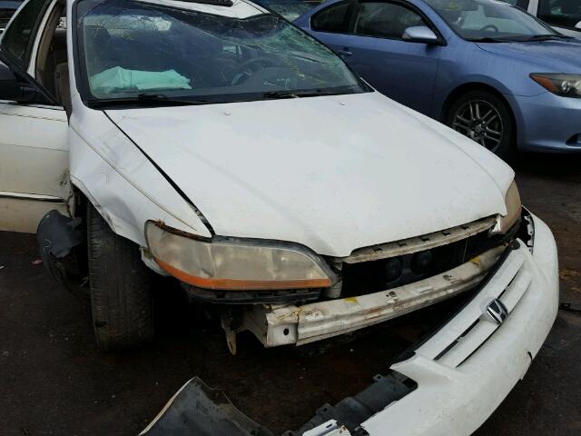 1HGCG56631A022055 - 2001 HONDA ACCORD EX WHITE photo 9