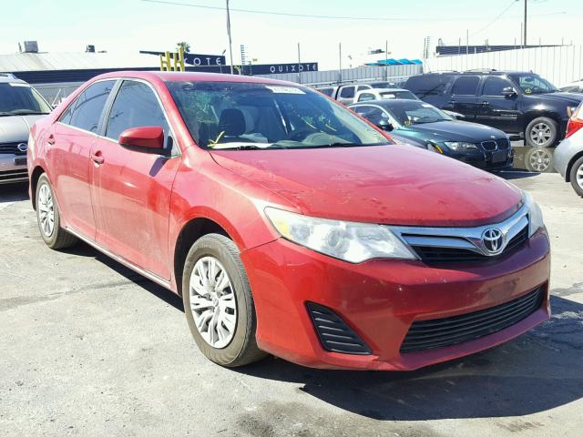 4T4BF1FK2CR197841 - 2012 TOYOTA CAMRY BASE RED photo 1