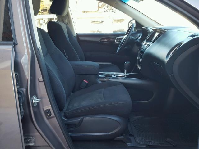 5N1AR2MN6EC639772 - 2014 NISSAN PATHFINDER BROWN photo 5