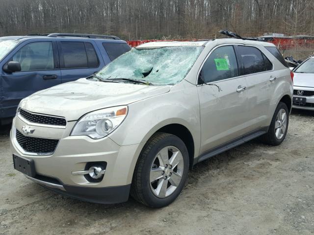 2GNFLGEK1D6246936 - 2013 CHEVROLET EQUINOX LT GOLD photo 2