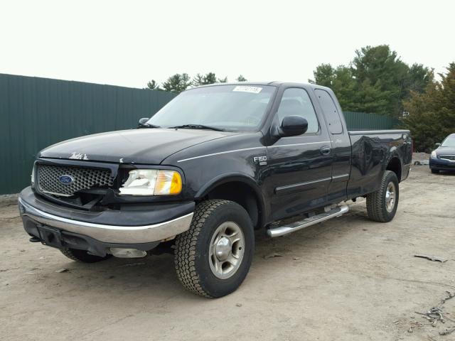 1FTRX18L23NB35608 - 2003 FORD F150 BLACK photo 2