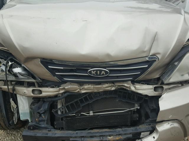 KNDJD736875678154 - 2007 KIA SORENTO EX GOLD photo 7