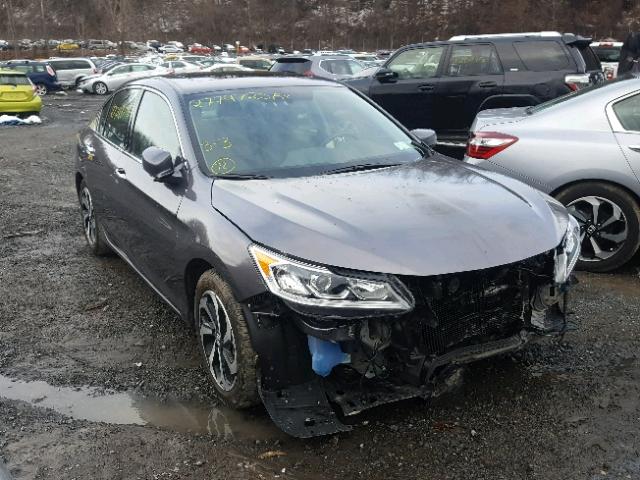 1HGCR3F86HA025283 - 2017 HONDA ACCORD EXL GRAY photo 1