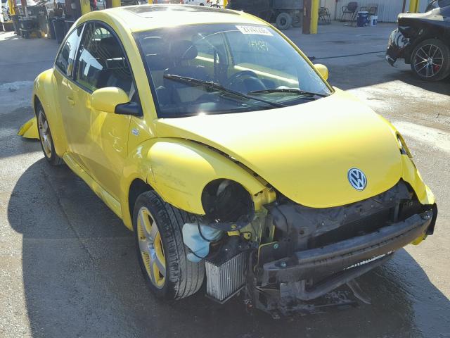 3VWCD21C62M455342 - 2002 VOLKSWAGEN NEW BEETLE YELLOW photo 1