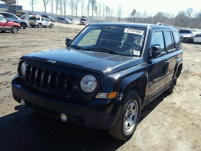 1C4NJPBA7ED642670 - 2014 JEEP PATRIOT SP BLACK photo 2