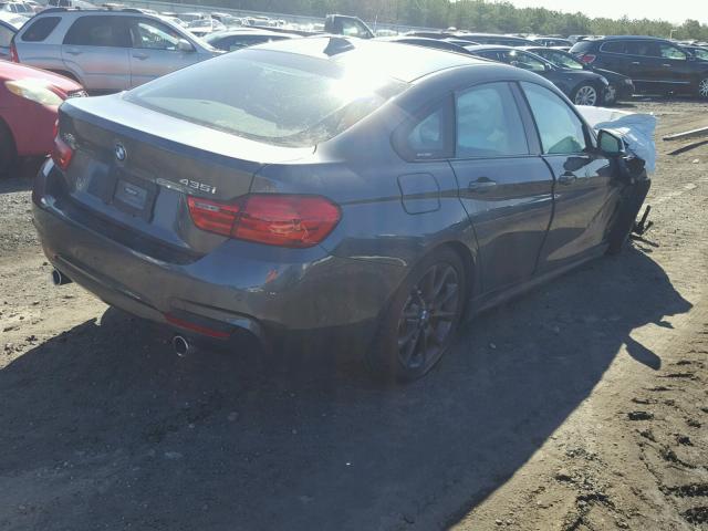 WBA4B3C51GG528505 - 2016 BMW 435 XI GRAY photo 4