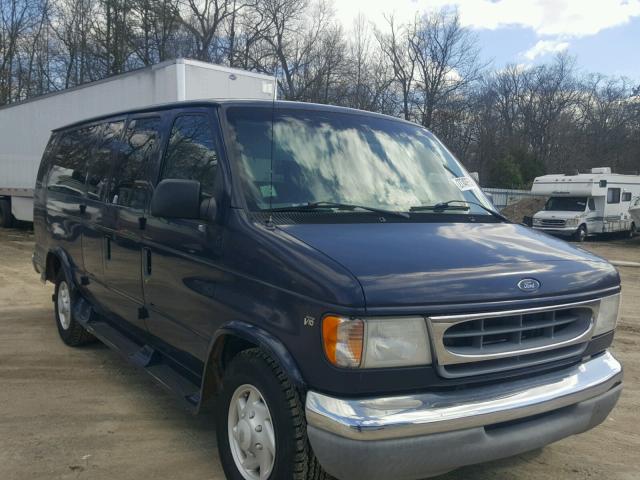 1FBSS31S81HA35042 - 2001 FORD ECONOLINE BLUE photo 1