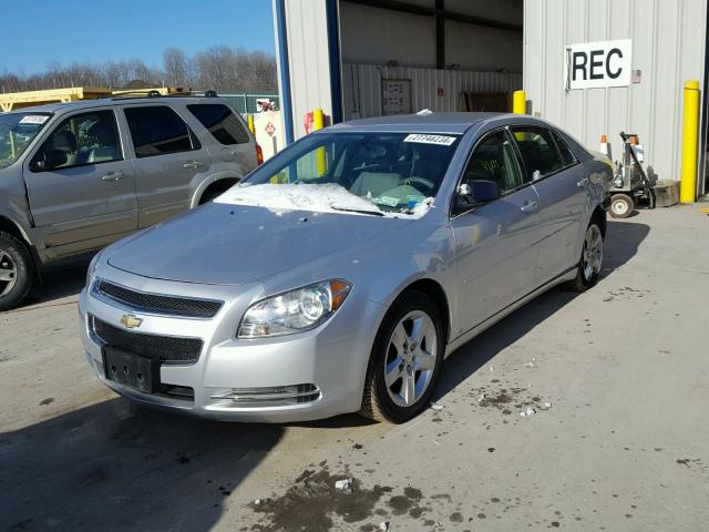 1G1ZG57B794160205 - 2009 CHEVROLET MALIBU LS SILVER photo 2