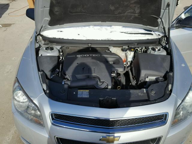 1G1ZG57B794160205 - 2009 CHEVROLET MALIBU LS SILVER photo 7