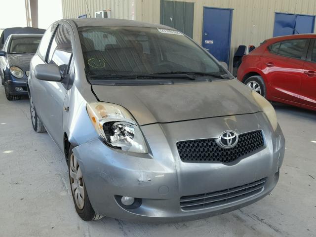 JTDJT923375119360 - 2007 TOYOTA YARIS SILVER photo 1