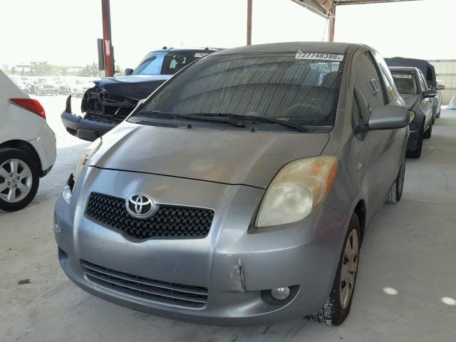 JTDJT923375119360 - 2007 TOYOTA YARIS SILVER photo 2