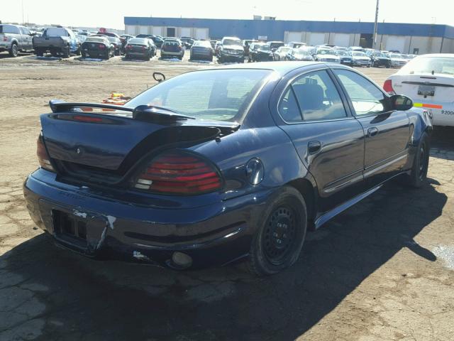 1G2NE52F74M575205 - 2004 PONTIAC GRAND AM S BLUE photo 4