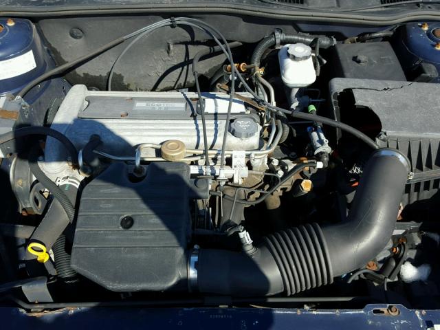 1G2NE52F74M575205 - 2004 PONTIAC GRAND AM S BLUE photo 7