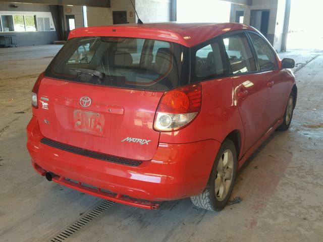 2T1KR38E44C240731 - 2004 TOYOTA COROLLA MA RED photo 4