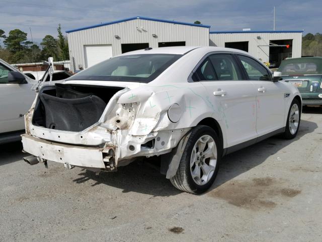 1FAHP2EW1BG107050 - 2011 FORD TAURUS SEL WHITE photo 4