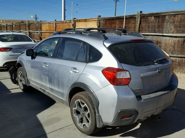 JF2GPACC3E8282196 - 2014 SUBARU XV CROSSTR SILVER photo 3