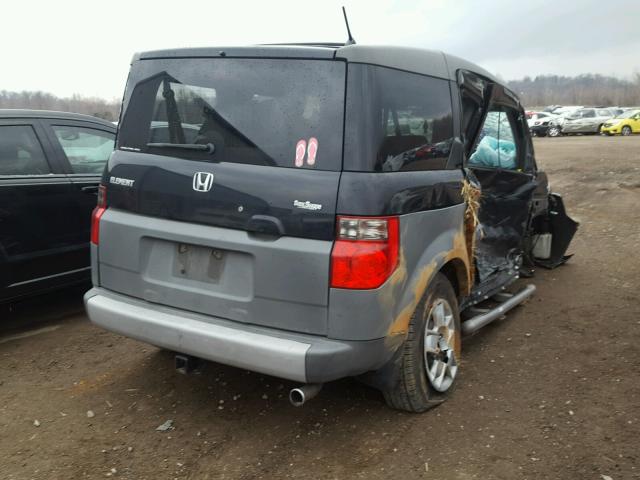 5J6YH28325L010535 - 2005 HONDA ELEMENT LX BLUE photo 4