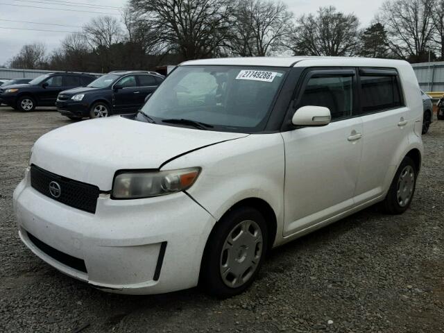 JTLKE50E891090710 - 2009 TOYOTA SCION XB თეთრი ფოტო 2