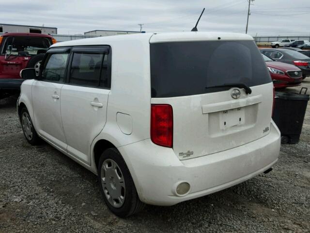 JTLKE50E891090710 - 2009 TOYOTA SCION XB თეთრი ფოტო 3