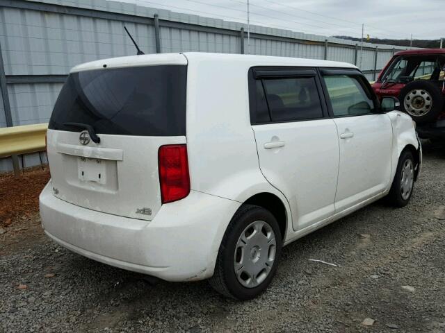 JTLKE50E891090710 - 2009 TOYOTA SCION XB თეთრი ფოტო 4